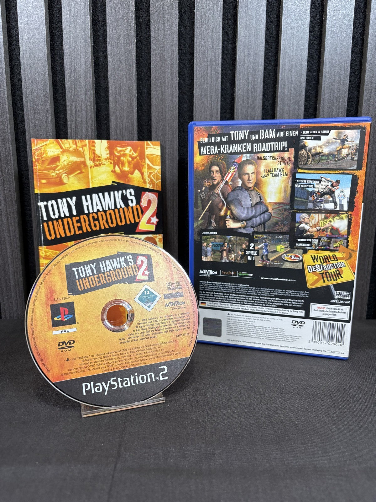 Tony Hawks Underground 2 PS2 Cover Rückseite