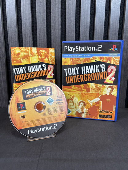 Tony Hawks Underground 2 PS2 Cover Vorderseite Skateboard