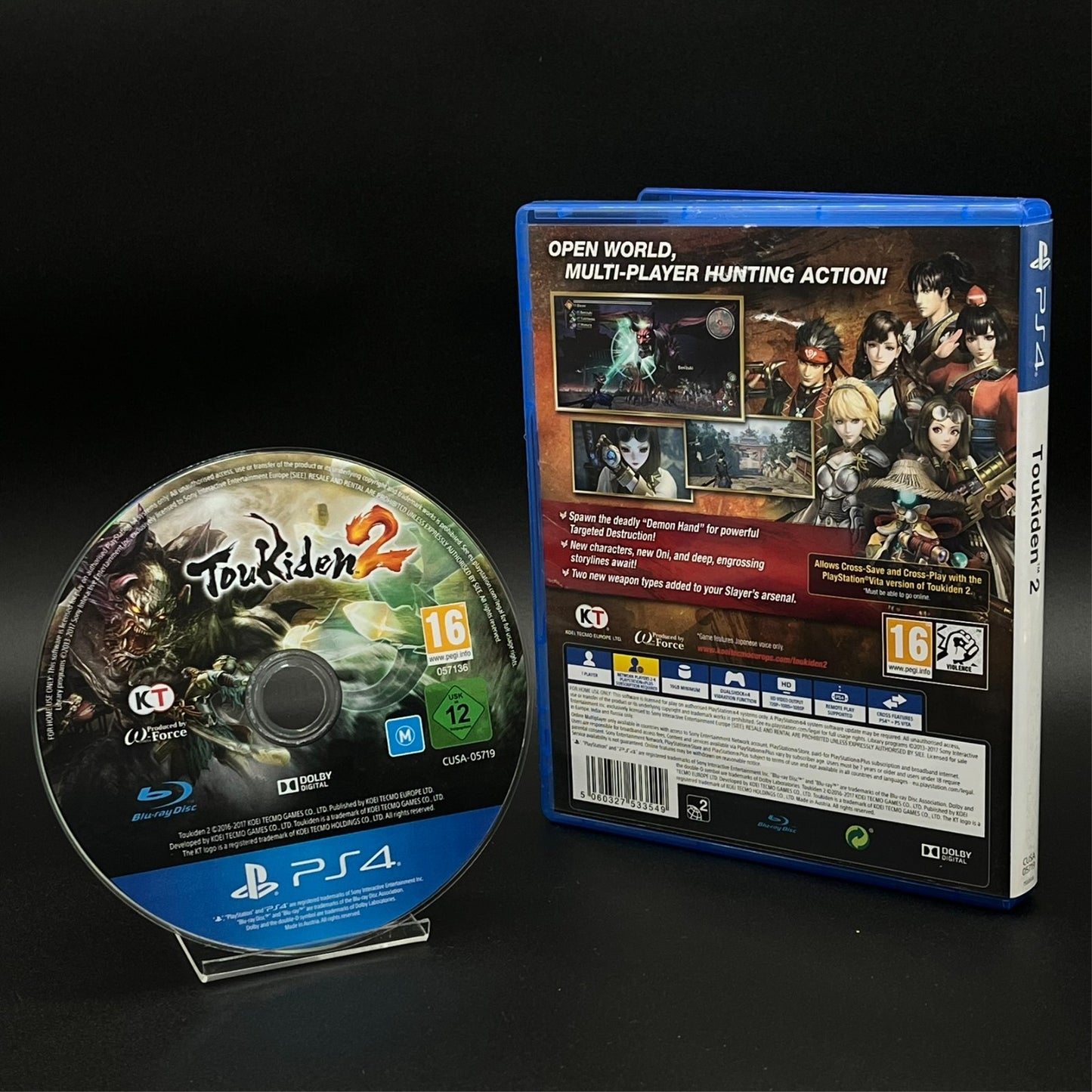Toukiden 2 PS4 Rückansicht