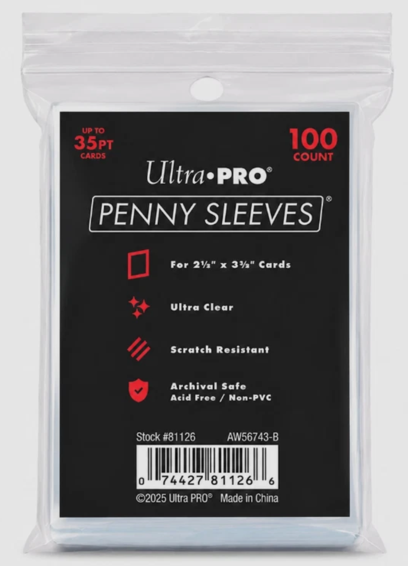 Ultra PRO Penny Sleeves – 100 Kartenhüllen Standard Size – Produktfoto 1