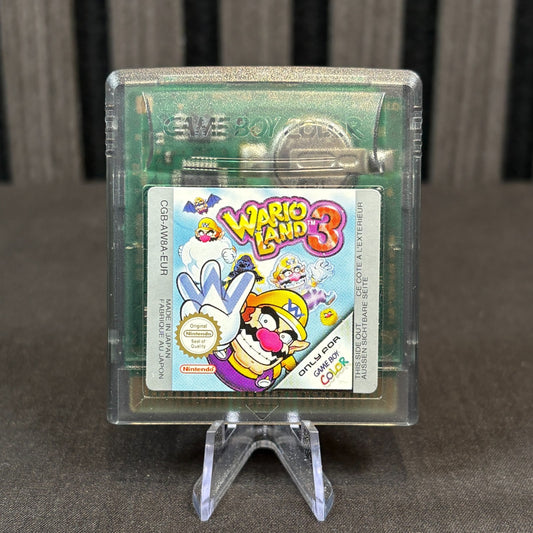 Wario Land 3 Game Boy Color PAL Modul sehr gut Frontansicht