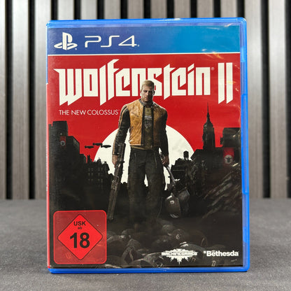 Wolfenstein II The New Colossus PS4 Cover Vorderseite als Detailansicht