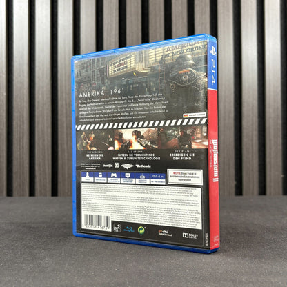 Wolfenstein II The New Colossus PS4 PAL Rückseite mit Spielbeschreibung