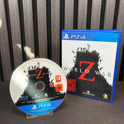 World War Z PS4 Frontansicht mit Hülle