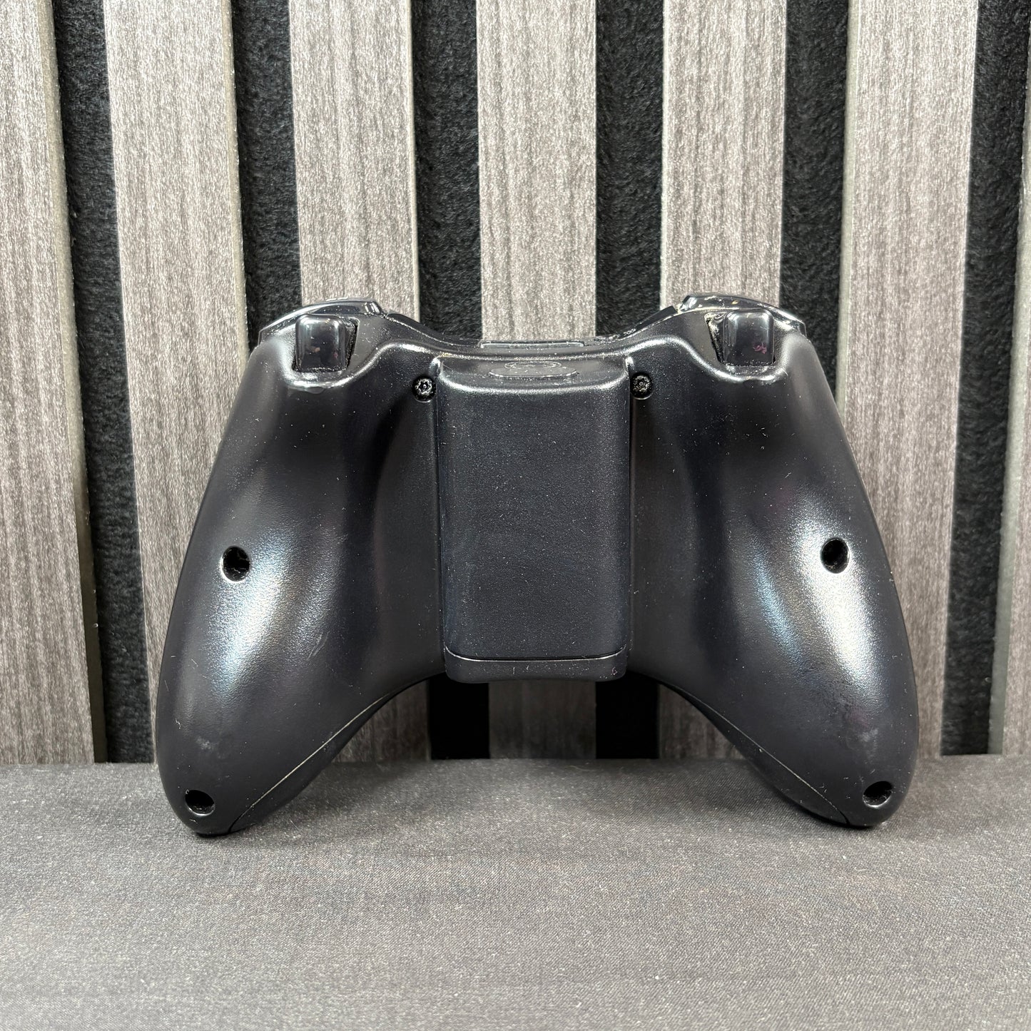 Xbox 360 Controller Schwarz Rückseite
