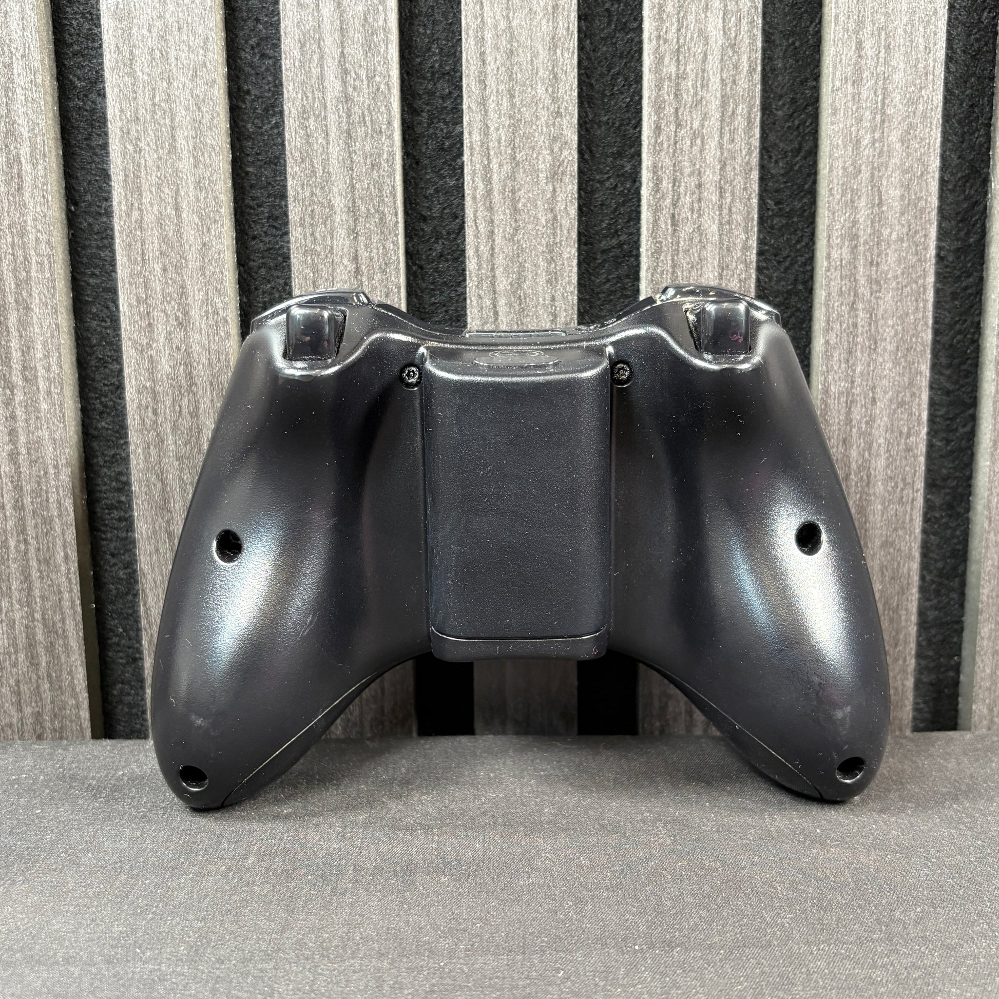 Xbox 360 Controller Schwarz Rückseite
