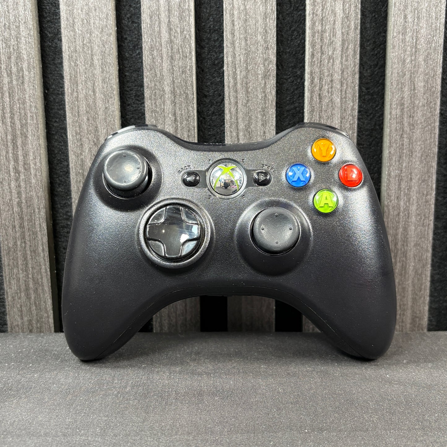 Xbox 360 Controller Schwarz Vorderseite