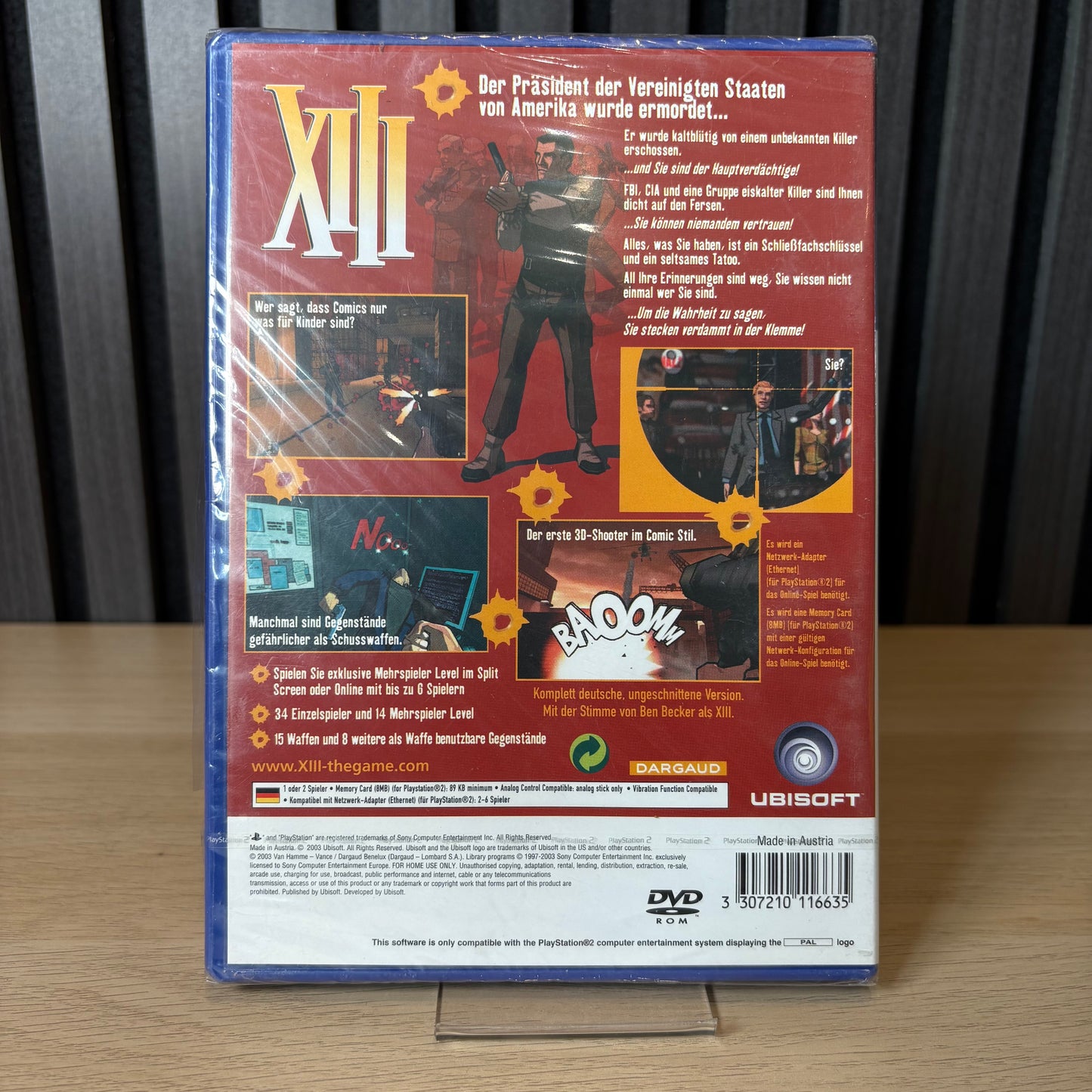 XIII (Thirteen) | PS2 | Neu & Originalverpackt | Near-Sealed | Sammlerstück