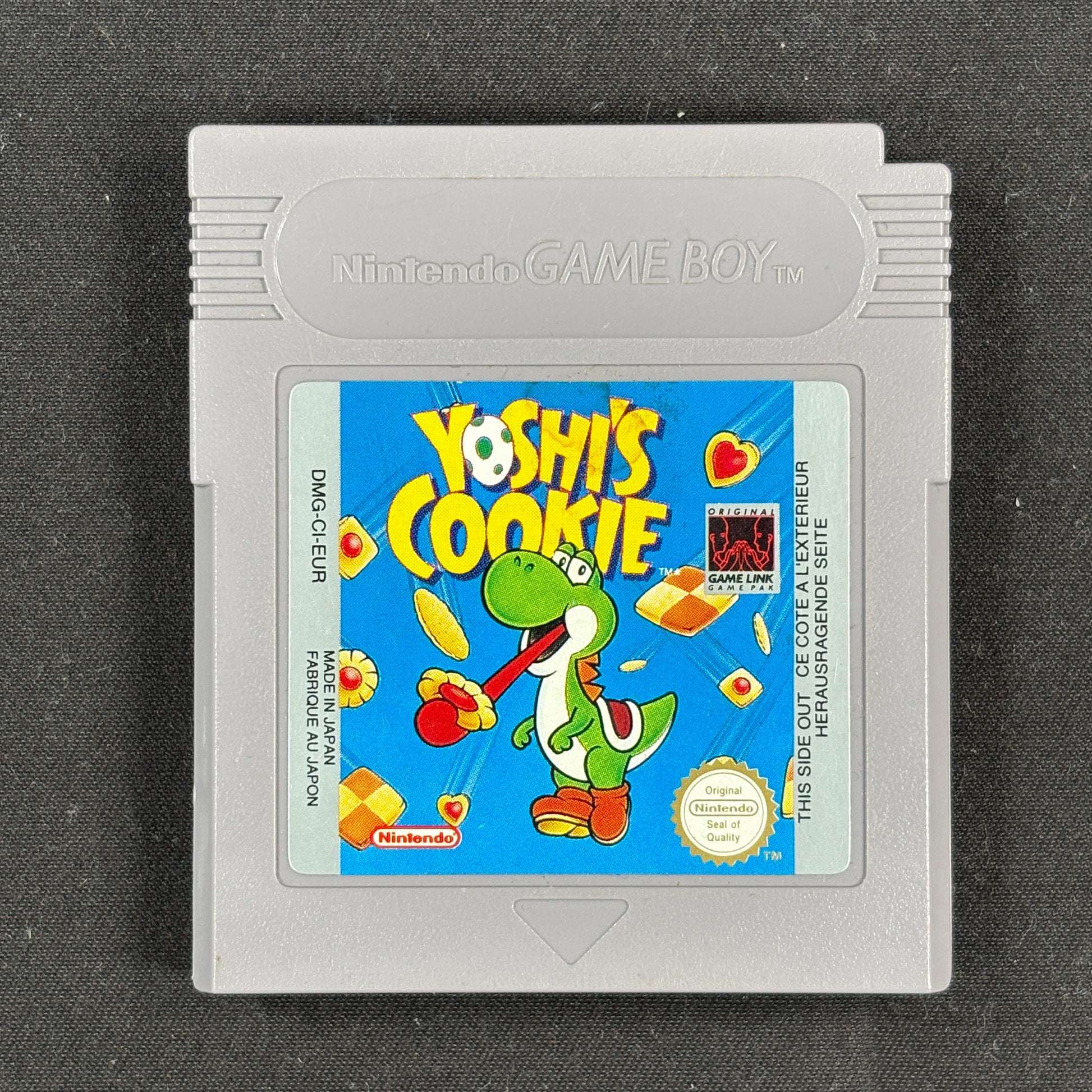 Yoshi's Cookie Nintendo Game Boy Modul DMG-CI-EUR – Vorderseite