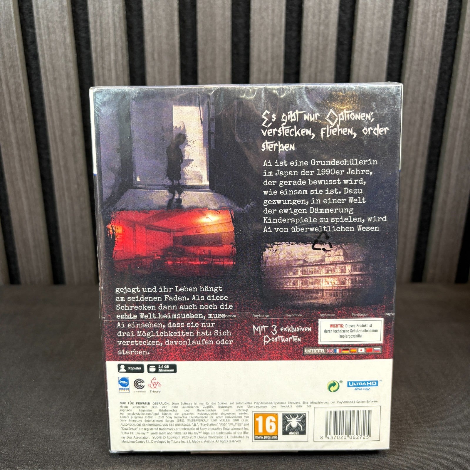 Yuoni für PS5 PAL Cover Rückseite