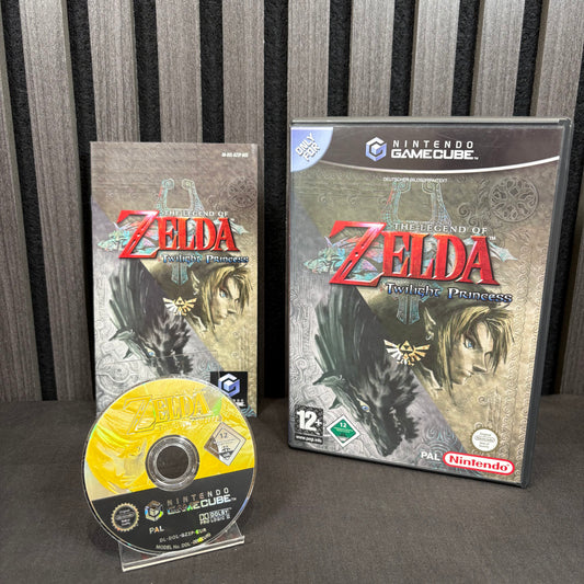 Zelda Twilight Princess GameCube CIB komplett Vorderansicht PAL